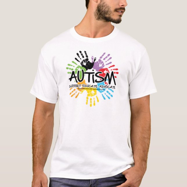 Camiseta Autismo Handprint (Anverso)