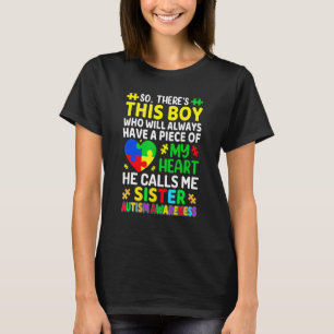 Camiseta Autismo Hermana Autismo Sensibilización Apoyo Auti