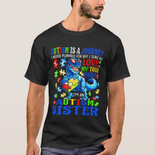 Camiseta Autismo Hermana Journey Cita Autismo Conciencia Di