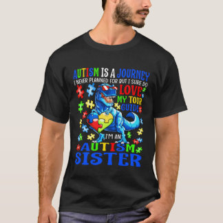 Camiseta Autismo Hermana Journey Cita Autismo Conciencia Di