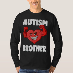 Camiseta Autismo Hermano Corazón Concienciación de Hermanos