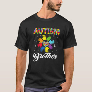 Camiseta Autismo Hermano Divertido Amor Corazón Autismo Con