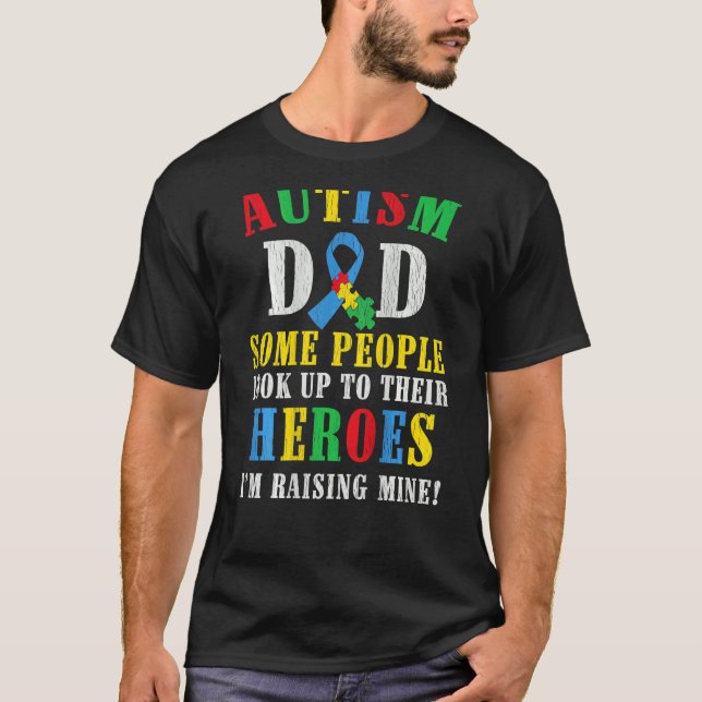 Camiseta Autismo Héroes Familia Concordancia Autista D (Anverso)