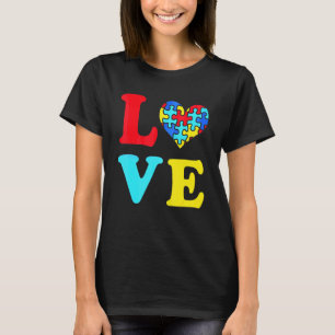 Camiseta Autismo inspirador Conciencia Amor Autis Adorable