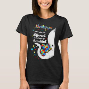 Camiseta Autismo Kathryn Lo que te hace diferente es hermos