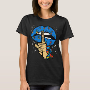 Camiseta Autismo labio no juzgues cinta asd conciencia apoy