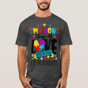 Camiseta Autismo madre padre hijo 3