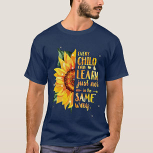 Camiseta Autismo Maestra de Educación Especial Girasol