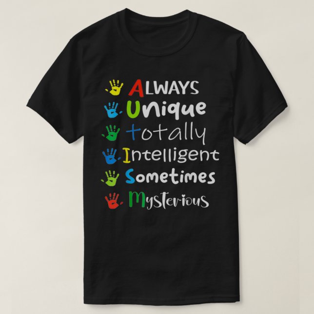 Camiseta Autismo Mamá Autismo Conciencia Autista Niños auti (Diseño del anverso)
