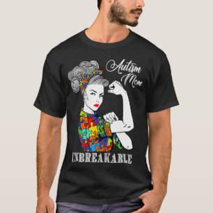 Camiseta Autismo Mamá Autismo inquebrantable Amor de conci