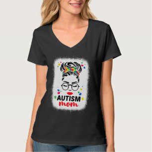 Camiseta Autismo Mamá Autismo Materna Blanqueada ... ......