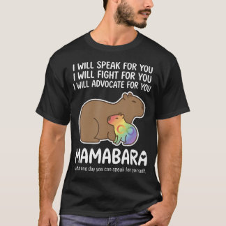 Camiseta Autismo Mamá Capybara Mamabara Neurodiversidad