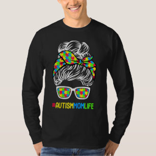 Camiseta Autismo Mamá Conciencia de la vida Desordenado Rom