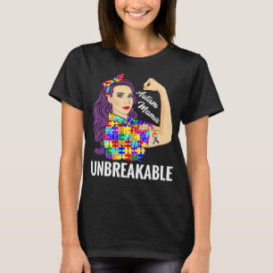 Camiseta Autismo Mamá Concientiza sobre el rompecabezas au