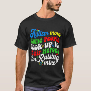 Camiseta Autismo mamá criando rompecabezas retro genial de