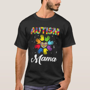 Camiseta Autismo Mamá Divertido Amor Corazón Autismo Concie