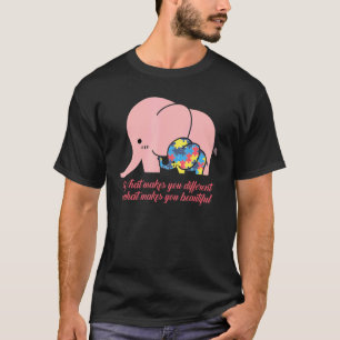 Camiseta Autismo Mamá Elephant Color del rompecabezas Amar
