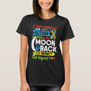 Camiseta Autismo Mamá Hermana Abuela Amo A Alguien Con Auti