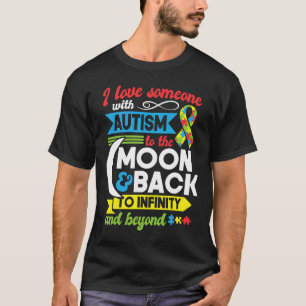 Camiseta Autismo Mamá Hermana Abuela Amo a Alguien Con Auti