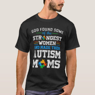 Camiseta Autismo Mamá Hijo Más Fuerte Madre Autista Niño