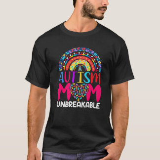 Camiseta Autismo Mamá inquebrantable