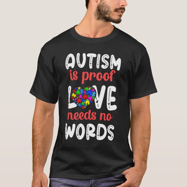 Camiseta Autismo Mamá Mamá Mamá Mamá El Autismo Es Prueba D (Anverso)