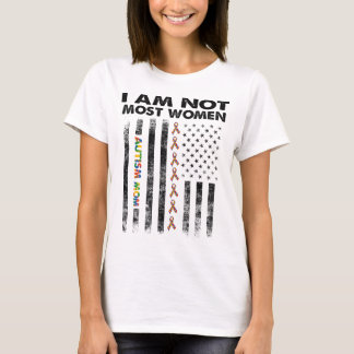 Camiseta autismo mamá no soy la mayoría de mujeres
