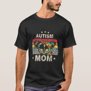 Camiseta Autismo Mamá Orgullosa Mes de Conciencia Mamá Auti