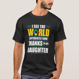 Camiseta Autismo Mamá Papá Padres Mundo Diferente Niños Aut