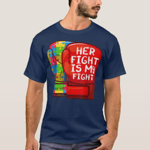 Camiseta Autismo Mamá Papá Su Lucha Es Mi Lucha Autista Dau