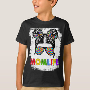 Camiseta Autismo Mamá vida desordenada Día de madre vida