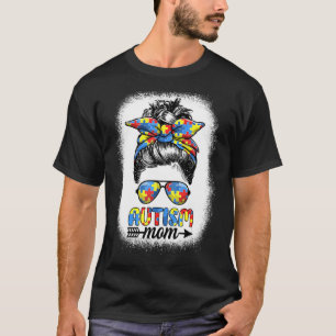 Camiseta Autismo: Mamá vive desordenado autismo en el día d