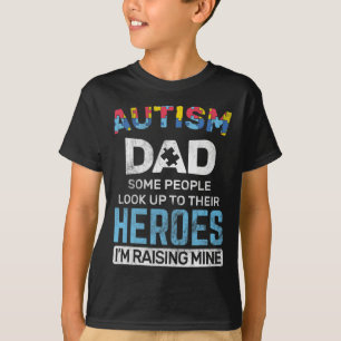 Camiseta Autismo masculino papá autismo conciencia espectro