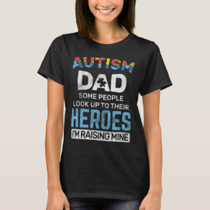 Camiseta Autismo masculino papá autismo conciencia espectro