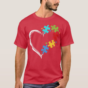 Camiseta Autismo mes de concientización sobre el puzzle del