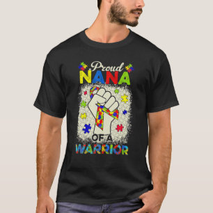 Camiseta Autismo Nana De Autismo Conciencia Guerrero Apoyo 