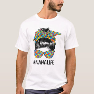Camiseta Autismo Nana Vida Desordenado Autismo Apoyo a la C