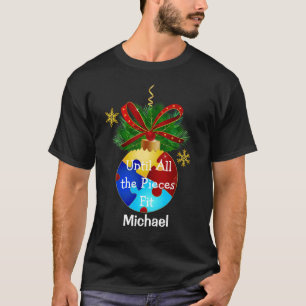 Camiseta Autismo Navidades bauble