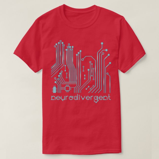 Camiseta Autismo neurodivergente Asperger Aspie Neurodi (Diseño del anverso)