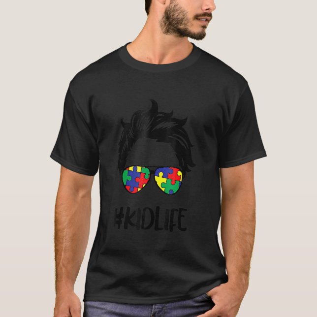 Camiseta Autismo Niños Hijos Vida Momvida Mamá Y Minimamá (Anverso)