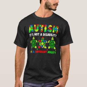 Camiseta Autismo No Es Una Discapacidad Conciencia De Autis
