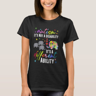 Camiseta AUTISMO No Es Una Discapacidad Es Una Habilidad Di