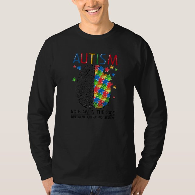 Camiseta Autismo No Fallo En El Código Autismo Cerebral Aut (Anverso)