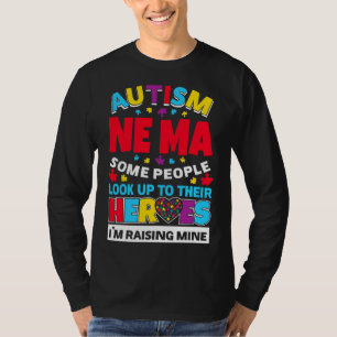 Camiseta Autismo Nuevas Mamáes La Gente Busca A Sus Héroes