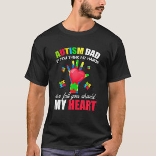 Camiseta Autismo Padre Apoyo a la Conciencia Causa Espectro