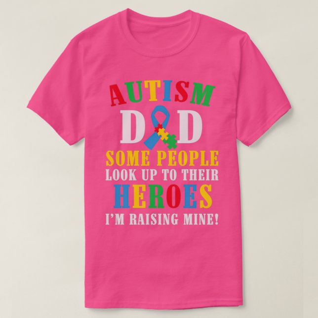Camiseta Autismo Papá 1 (Diseño del anverso)