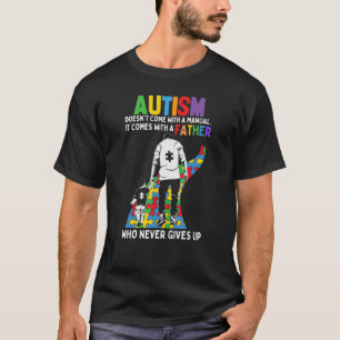 Camiseta Autismo papá Autismo Concienciación Día del Padre