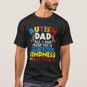 Camiseta Autismo Papá Cita Autista Del Mes De Conciencia 2