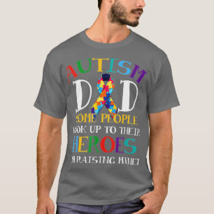 Camiseta Autismo Papá Rompe El Hijo De La Cinta Es Mi Autis