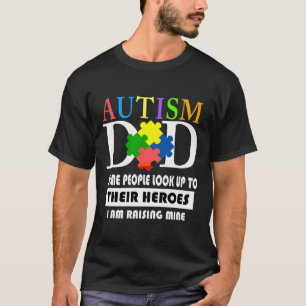 Camiseta Autismo Papá Se Enfrenta Al Autismo Y El Autismo D